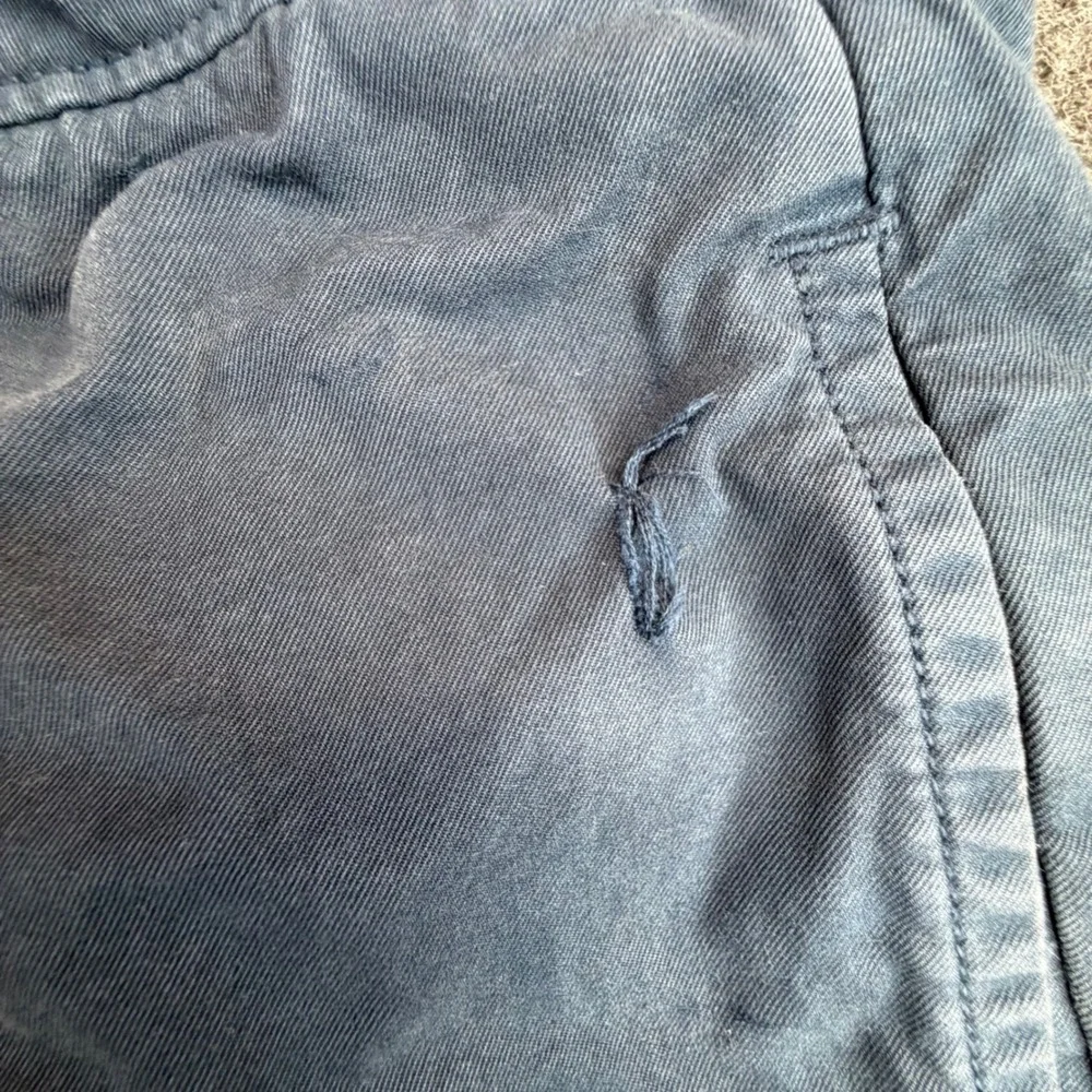 UNTUCKit Chino Shorts Men 34 Blue 100% Pima Cotton Casual Twill 8.5